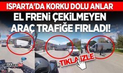 El Freni Çekilmeyen Araç Trafiğe Fırladı!