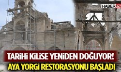 Tarihi Kilise Yeniden Doğuyor! Aya Yorgi Restorasyonu Başladı