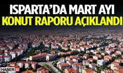 Isparta’da Mart Ayı Konut Raporu Açıklandı
