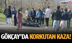 Gökçay’da Korkutan Kaza! Yürekler Ağza Geldi