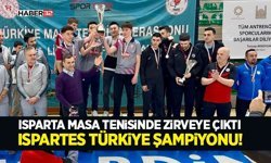Isparta Masa Tenisinde Zirveye Çıktı: ISPARTES Türkiye Şampiyonu!