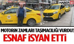Motorin Zamları Taşımacılığı Vurdu! Esnaf İsyan Etti