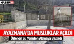Ayazmana’da Musluklar Açıldı Özlenen Su Yeniden Akmaya Başladı