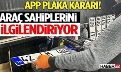 APP Plakalarla İlgili Yeni Düzenleme Resmi Gazete’de Yayımlandı