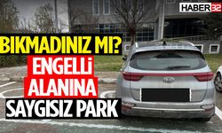 Sdü’de Spor Kompleksinde Engelli Alanına Saygısız Park