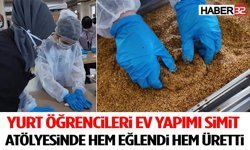 Yurt Öğrencileri Ev Yapımı Simit Atölyesinde Hem Eğlendi Hem Üretti