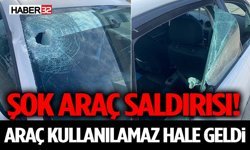 Senirkent’te Şok Araç Saldırısı! Araç Kullanılamaz Hale Geldi