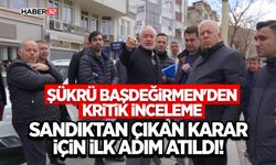Sandıktan Çıkan Karar İçin İlk Adım Atıldı!