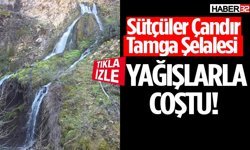 Sütçüler Çandır Tamga Şelalesi Yağışlarla Coştu!