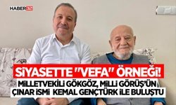 Milletvekili Gökgöz, Milli Görüş’ün Çınar İsmi Kemal Gençtürk İle Buluştu