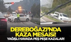 Dereboğazı’nda Kaza Mesaisi!