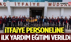 İtfaiye Personeline İlk Yardım Eğitimi Verildi