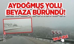 Keçiborlu’da Mayıs Karı: Aydoğmuş Yolu Tamamen Beyaza Büründü!