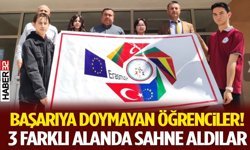 Başarıya Doymayan Öğrenciler! 3 Farklı Alanda Sahne Aldılar