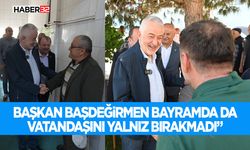 Başkan Başdeğirmen bayramda da vatandaşını yalnız bırakmadı