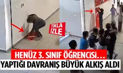 Henüz 3. Sınıf öğrencisi… Yaptığı Davranış Büyük Alkış Aldı