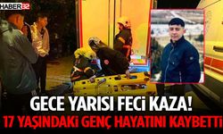 Gece Yarısı Feci Kaza! 17 Yaşındaki Genç Hayatını Kaybetti