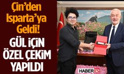 Çin’den Isparta’ya Geldi! Gül İçin Özel Çekim Yapıldı
