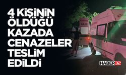 Burdur'da 4 kişinin öldüğü kazada cenazeler teslim edildi