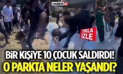 Bir Kişiye 10 Çocuk Saldırdı! O Parkta Neler Yaşandı?