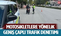 MOTOSİKLETLERE YÖNELİK GENİŞ ÇAPLI TRAFİK DENETİMİ