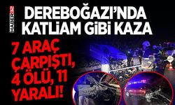 7 Araç Çarpıştı, 4 Ölü, 11 Yaralı!