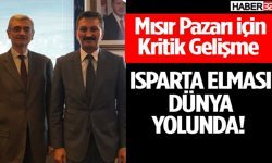 Isparta Elması Dünya Yolunda! Mısır Pazarı için Kritik Gelişme