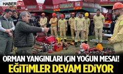 Orman Yangınlarına Karşı Seferberlik! Eğitimler Hız Kesmiyor