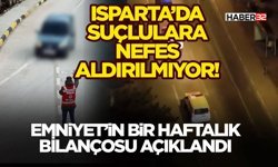 Isparta’da Suçlulara Nefes Aldırılmıyor!