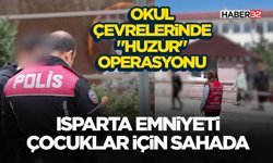 Isparta Emniyeti Çocuklar İçin Sahada