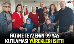Fatime Teyzenin 99 Yaş Kutlaması Yürekleri Isıttı