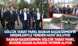 Gölcük Tabiat Parkı, yeniden hayat buluyor