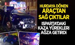 Hurdaya Dönen Araçtan Sağ Çıktılar