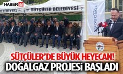 Sütçüler’de Büyük Heyecan! Doğalgaz Projesi Başladı