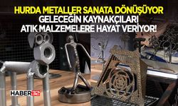 Hurda Metaller Sanata Dönüşüyor