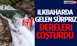 Isparta’da Yağışların Ardından Dereler Coştu