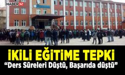 Öğrenci ve veliler ikili eğitime tepki