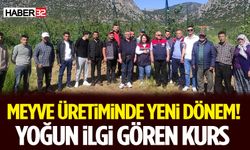 Meyve Üretiminde Yeni Dönem! Eğirdir’de Yoğun İlgi Gören Kurs