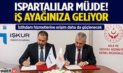 Ispartalılar Müjde! İş Ayağınıza Geliyor