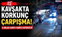 Kavşakta Korkunç Çarpışma! O Anlar Saniye Saniye Kaydedildi