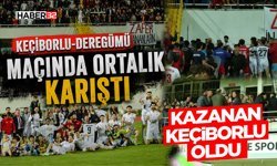 Keçiborlu-Deregümü Maçında Ortalık Karıştı
