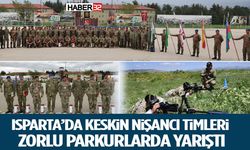 Isparta’da Keskin Nişancı Timleri Zorlu Parkurlarda Yarıştı
