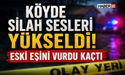 Köyde Silah Sesleri Yükseldi! Eski Eşini Vurdu Kaçtı