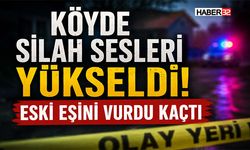 Köyde Silah Sesleri Yükseldi! Eski Eşini Vurdu Kaçtı