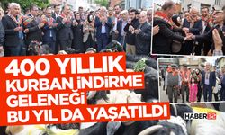 400 yıllık Kurban İndirme Geleneği bu yıl da yaşatıldı