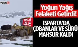 Yoğun Yağış Felaketi Getirdi! Çobanlar Ve Sürü Mahsur Kaldı