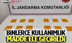 Binlerce Kullanımlık Madde Ele Geçirildi