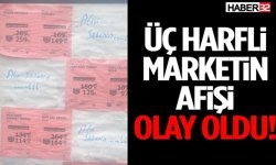 Üç Harfli Marketin Afişi Olay Oldu!