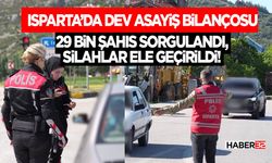 Isparta’da Dev Asayiş Bilançosu: 29 Bin Şahıs Sorgulandı, Silahlar Ele Geçirildi!