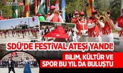 SDÜ’de Festival Ateşi Yandı! Bilim, Kültür ve Spor Bu Yıl da Buluştu